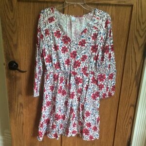 Old Navy Floral V-Neck Dress size Medium